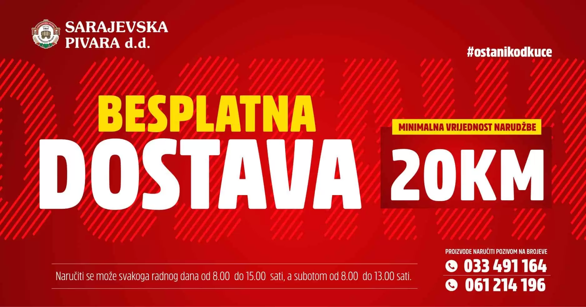 Sarajevsko pivo online kupovina. besplatna dostava