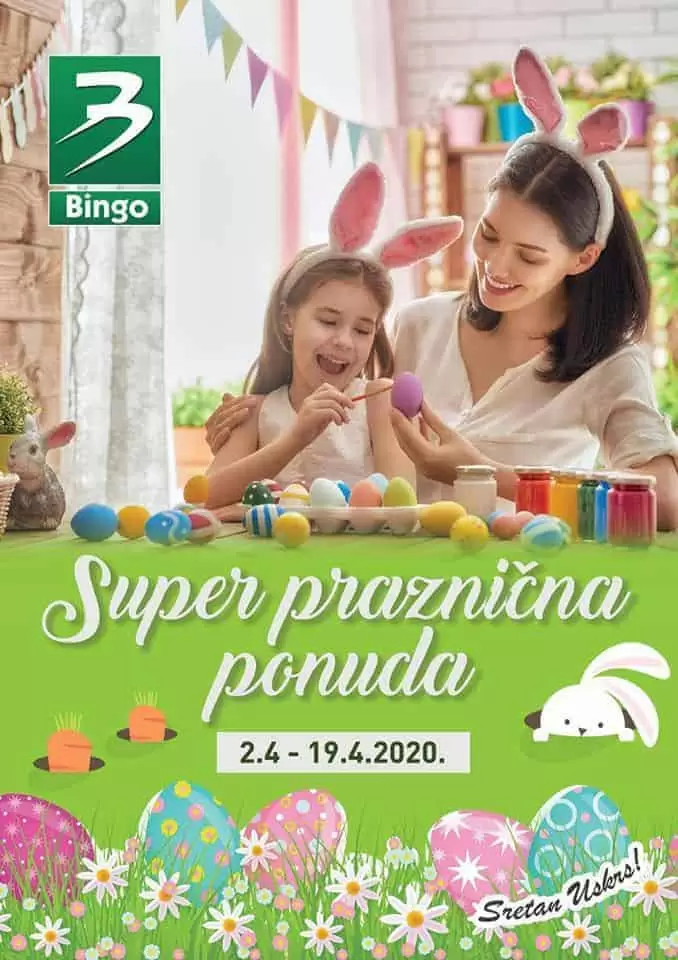 Bingo akcijski katalog. popust. snizenje. akcija. korona virus. covid 19. 