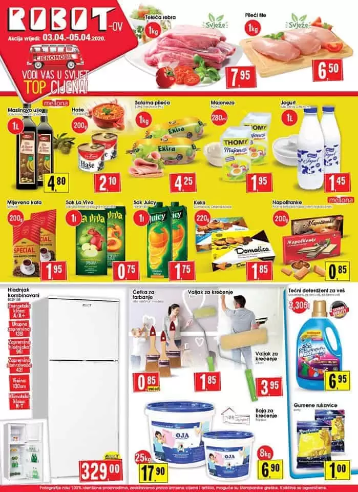 robot akcijski katalog. snizenje. akcija. popust. korona virus. 