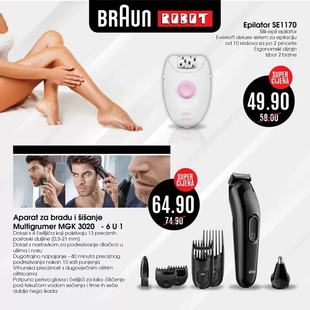 robot braun. masinica za sianje. snizenje. akcija. popust. svi katalozi na jednom mjestu. epilator. 