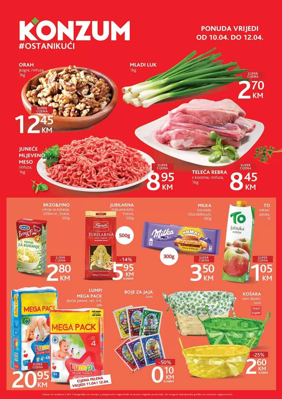 konzum katalog. snizenje. snizeno, akcija. popust. vikend akcija. letak. bingo. mercator