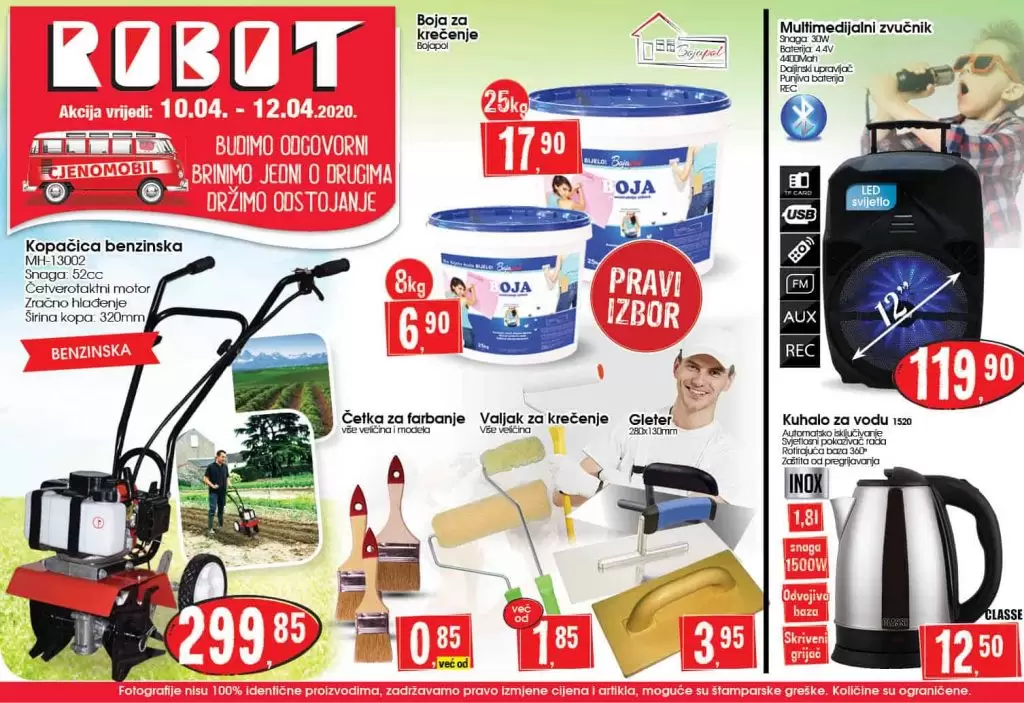 robot akcijski katalog. robot snizenje. popust.  