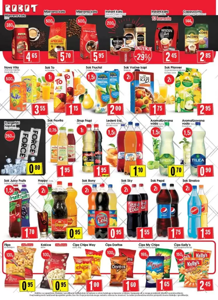 robot akcijski katalog. snizenje. akcija. popust. bingo. konzum. fis. popusti. snizeno.