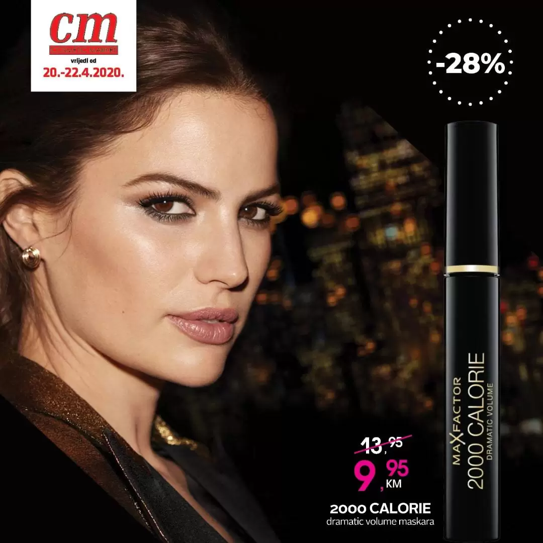 cm snizenje. akcija. popust, Max factor 2000 calorie maskara.
