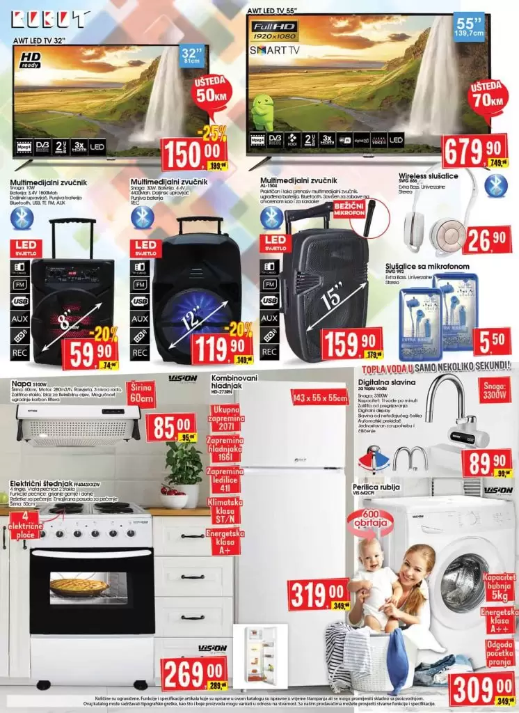 robot akcijski katalog. snizenje. akcija. popust. bingo. konzum. fis. popusti. snizeno.