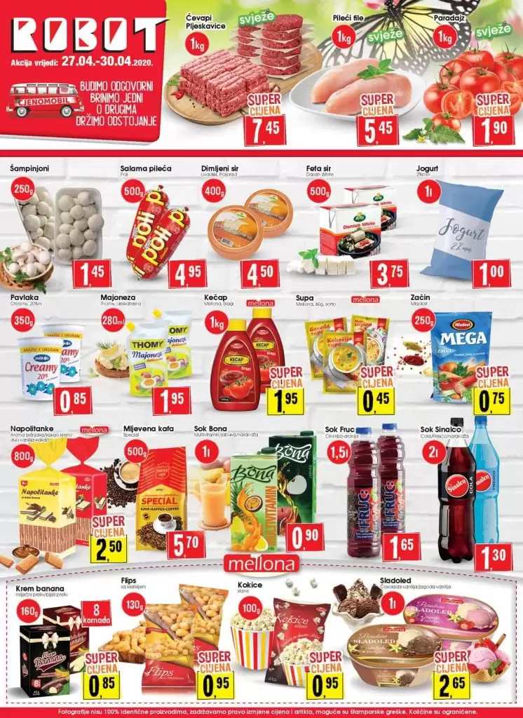 Robot akcijski katalog. robot katalog. kataloska akcija. snizenje. popust.