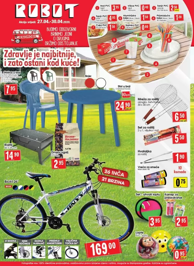 Robot akcijski katalog. robot katalog. kataloska akcija. snizenje. popust.