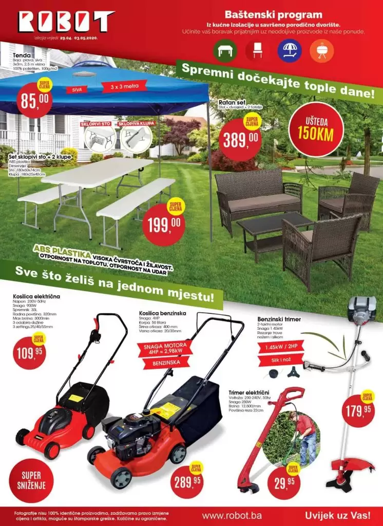 Robot akcijski katalog. robot katalog. kataloska akcija. snizenje. popust.