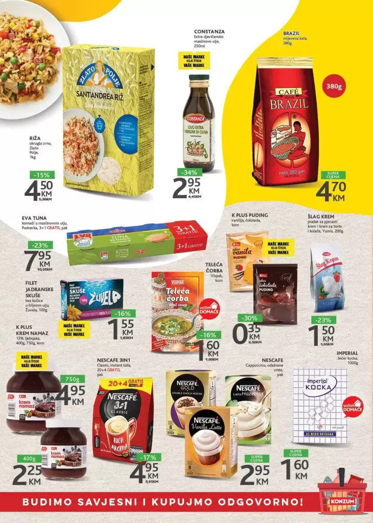 konzum akcijaki katalog. konzum radno vrijeme. konzum zaposlenje. konzum super akcija. snizenje. snizeno. akcija. popusti. 