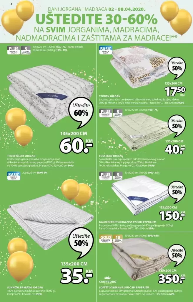 Jysk akcijski katalog. korona virus. snizenje. akcija. popust. 