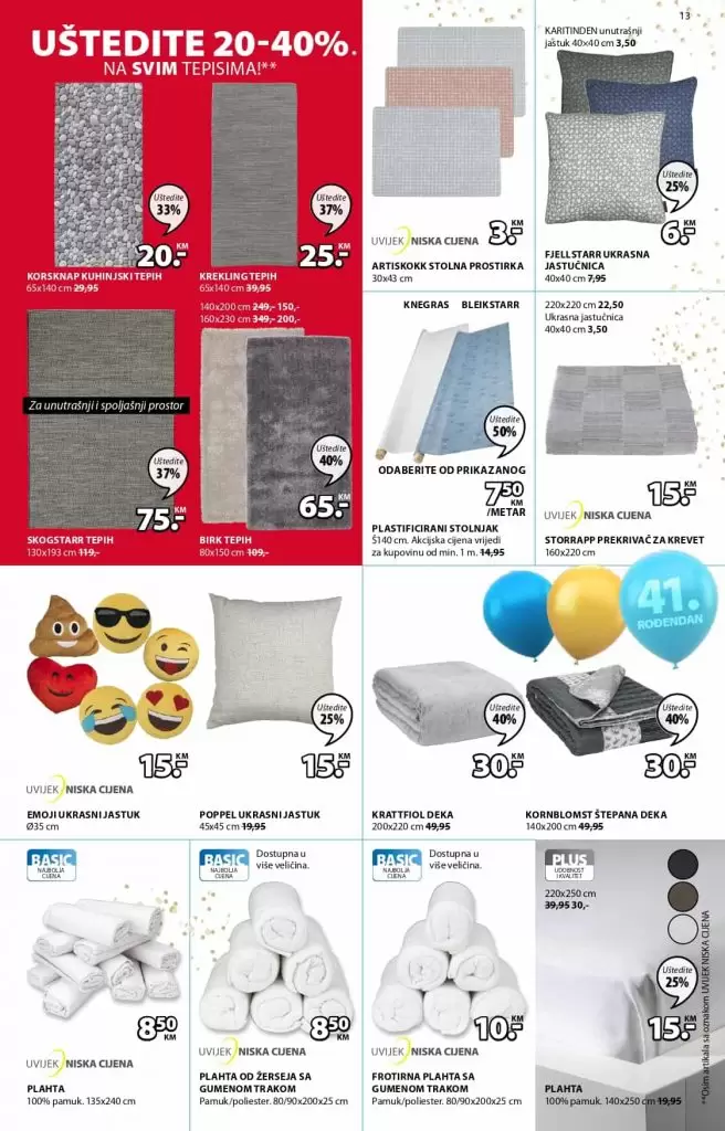 Jysk akcijski katalog. korona virus. snizenje. akcija. popust. 