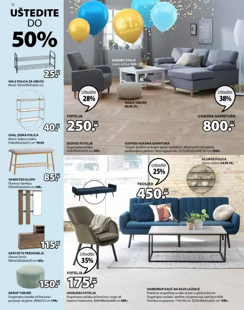 JYSK akcijski katalog. snizenje. popust. akcija. popusti. online kupovina. covid 19. korona virus.