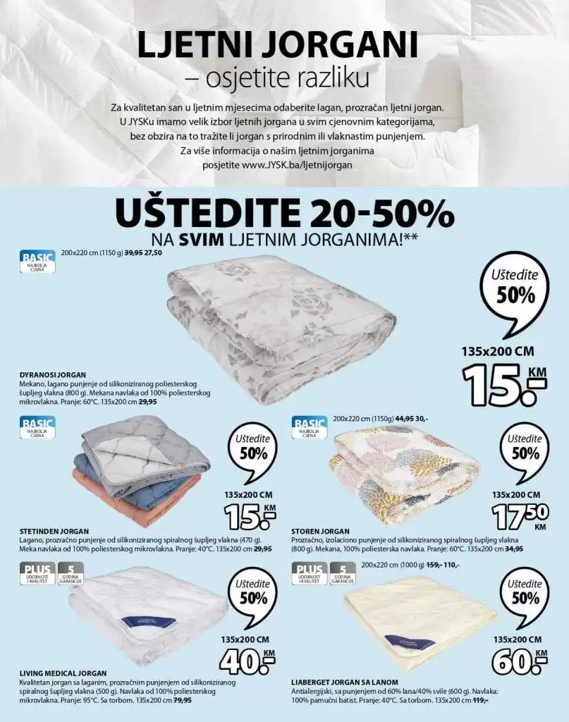 JYSK akcijski katalog. snizenje. popust. akcija. popusti. online kupovina. covid 19. korona virus.