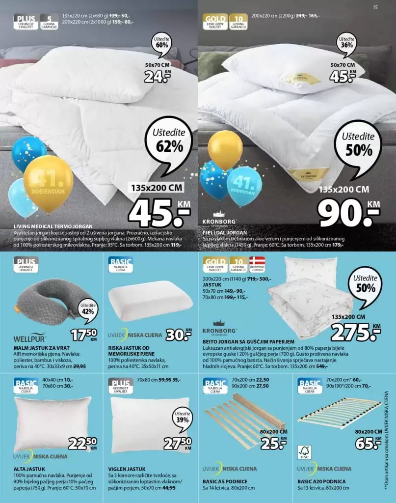 JYSK akcijski katalog. snizenje. popust. akcija. popusti. online kupovina. covid 19. korona virus.