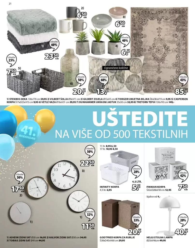 JYSK akcijski katalog. snizenje. popust. akcija. popusti. online kupovina. covid 19. korona virus.