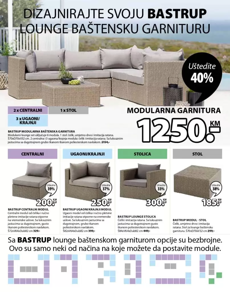 Jysk akcijski katalog. letak. snizeno. snizenje. popust. usteda. usteda novca.