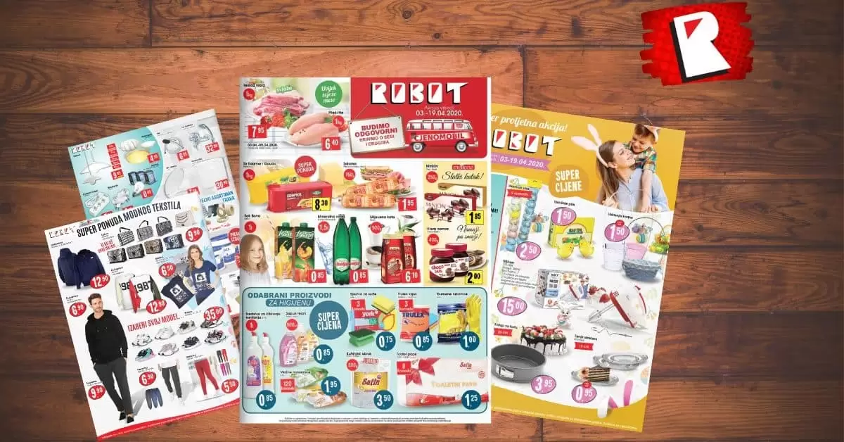 Robot akcijski katalog. snizenje. akcija. popust. akcijski katalog. katalog. najnize cijene.