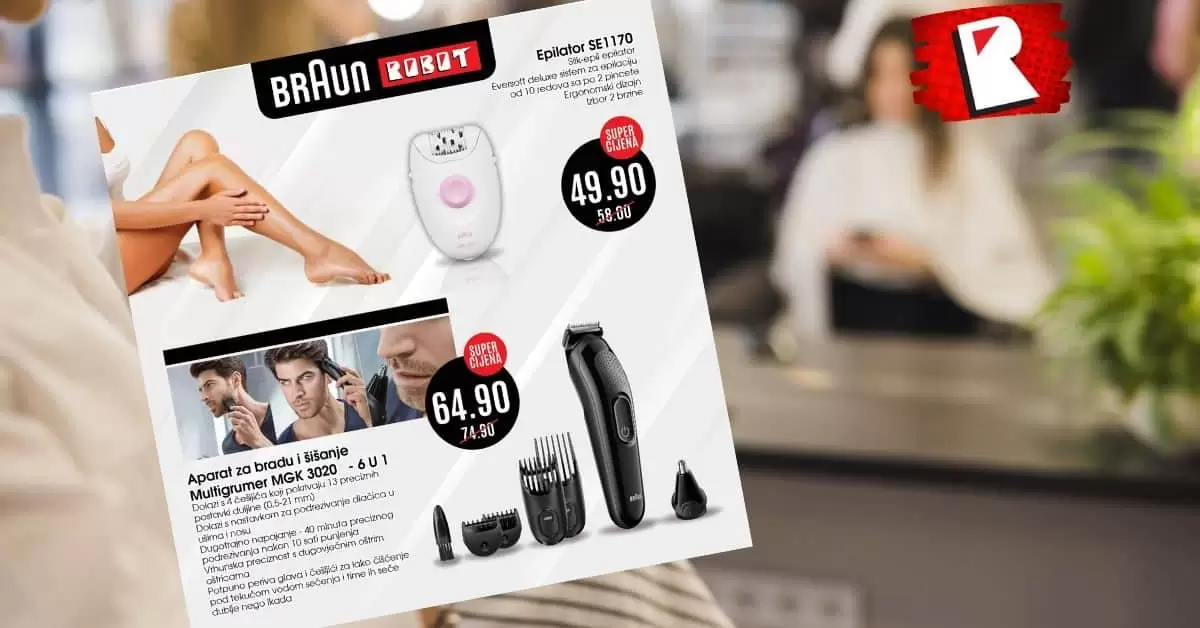 robot braun. masinica za sianje. snizenje. akcija. popust. svi katalozi na jednom mjestu. epilator.