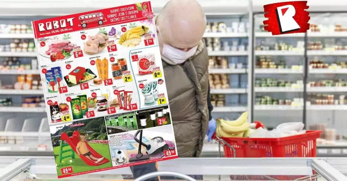 Robot akcijski katalog. robot katalog. kataloska akcija. snizenje. popust.