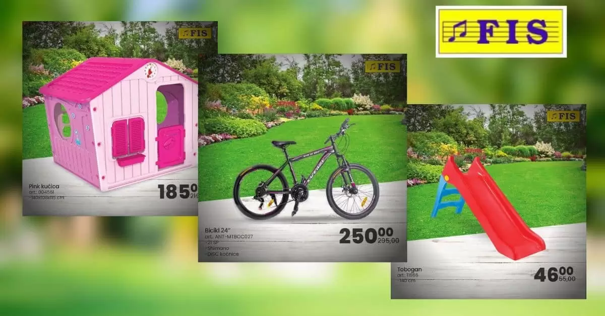 fis super akcija. snizenje. popusti. katalozi. djecije biciklo