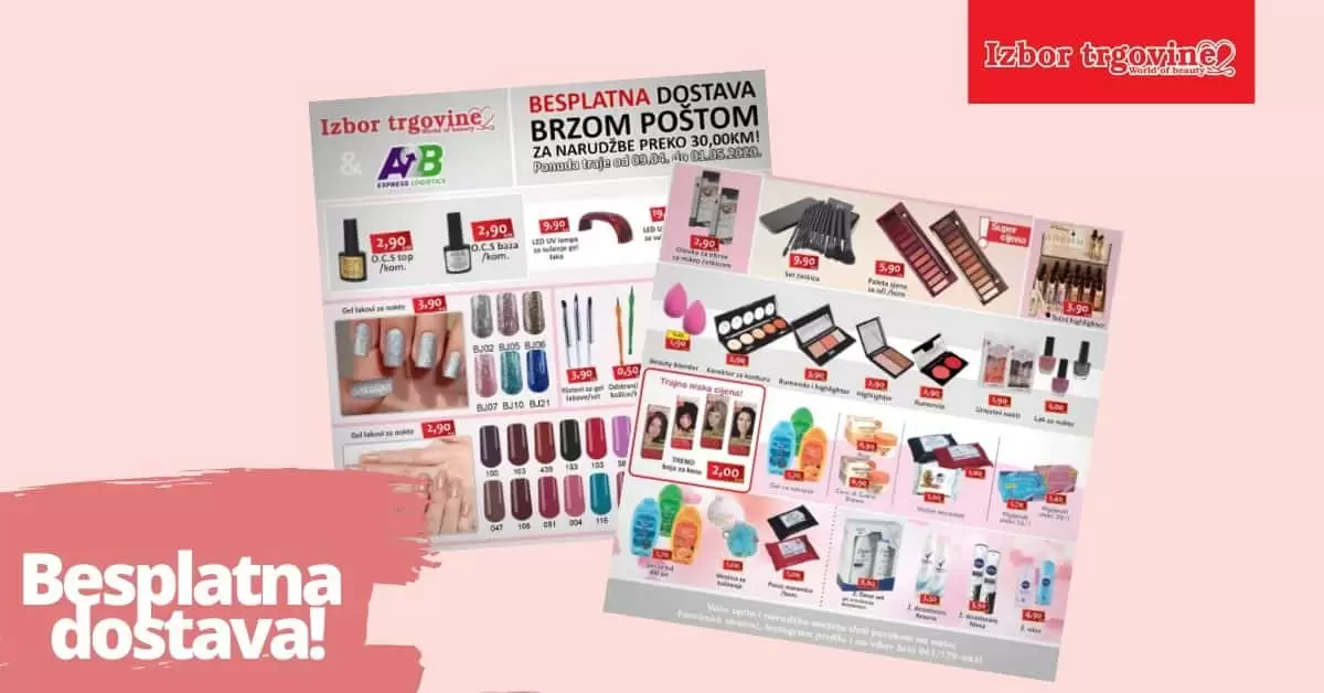 izbor trgovine super akcija. snizenje korona virus. akcijski katalog. snizeno. popust.