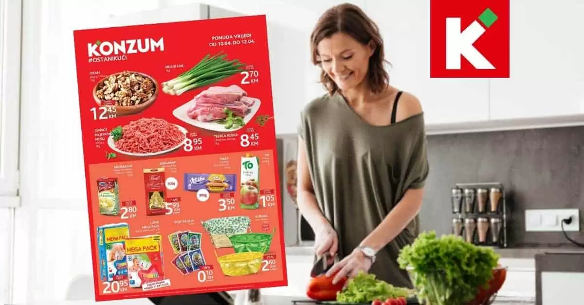konzum katalog. snizenje. snizeno, akcija. popust. vikend akcija. letak. bingo. mercator