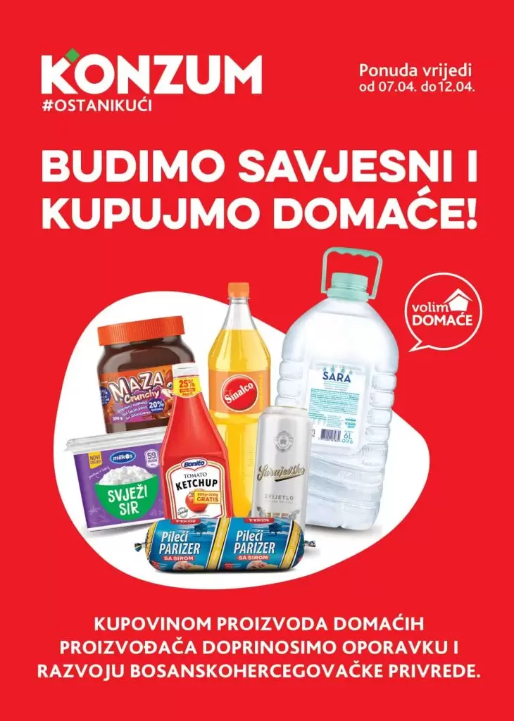 kupujmo domace. konzum. akcijski katalog. snizenje. akcija. popust. katalog. katalozi. bingo . 