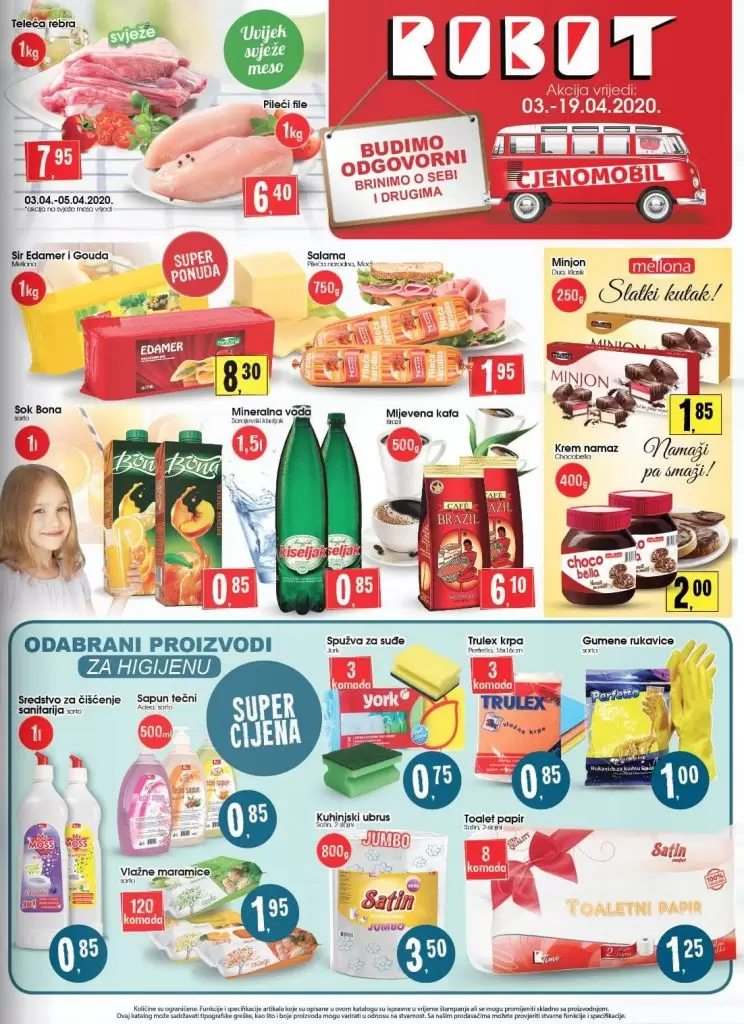 Robot akcijski katalog. snizenje. akcija. popust. akcijski katalog. katalog. najnize cijene. 
