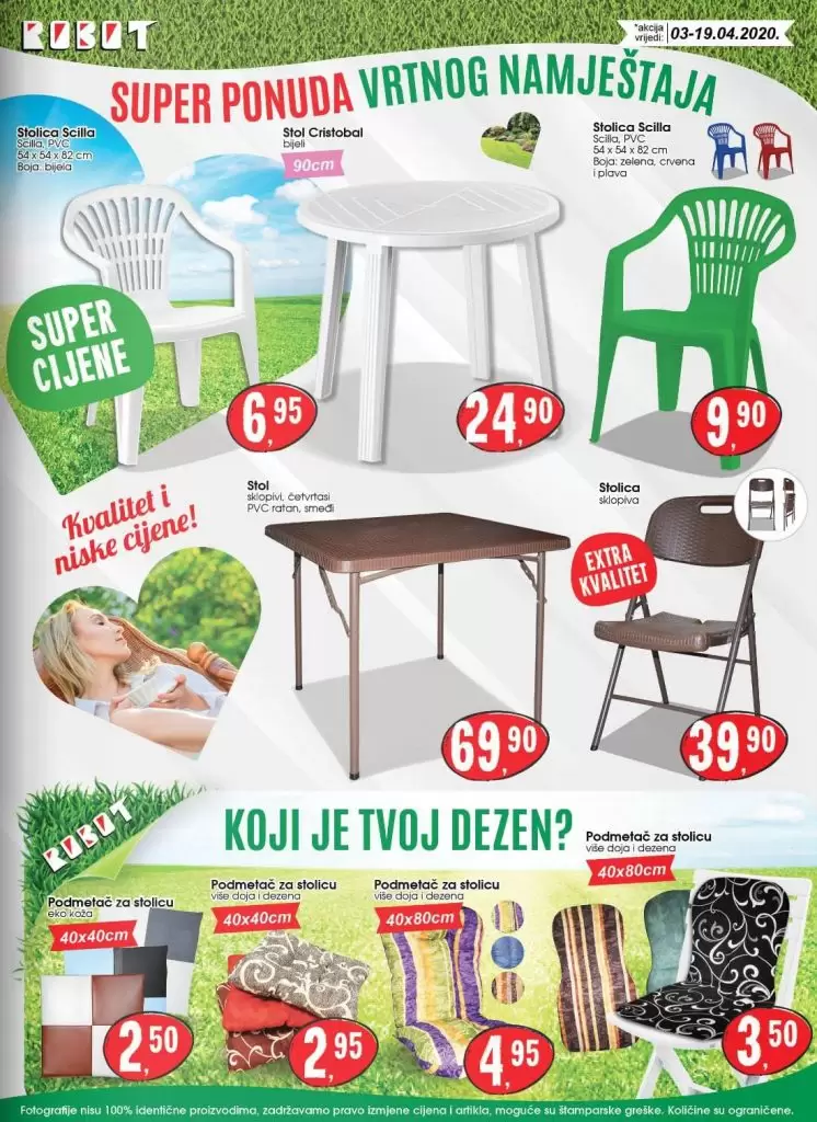 Robot akcijski katalog. snizenje. akcija. popust. akcijski katalog. katalog. najnize cijene.  bastenski namjestaj