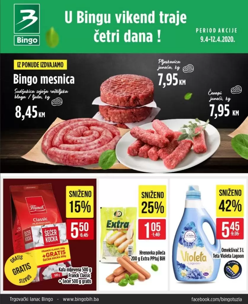 Bingo akcijski katalog. snizenje. snizeno. popust. katalog. akcija. kralj dobrih cijena. konzum, 