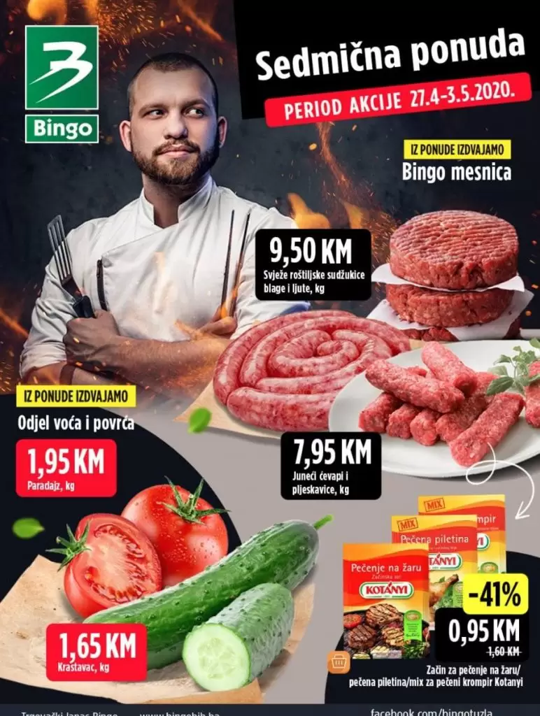 Bingo akcijski katalog. bingo snizenje, akcija, popust. SNIZENO, 