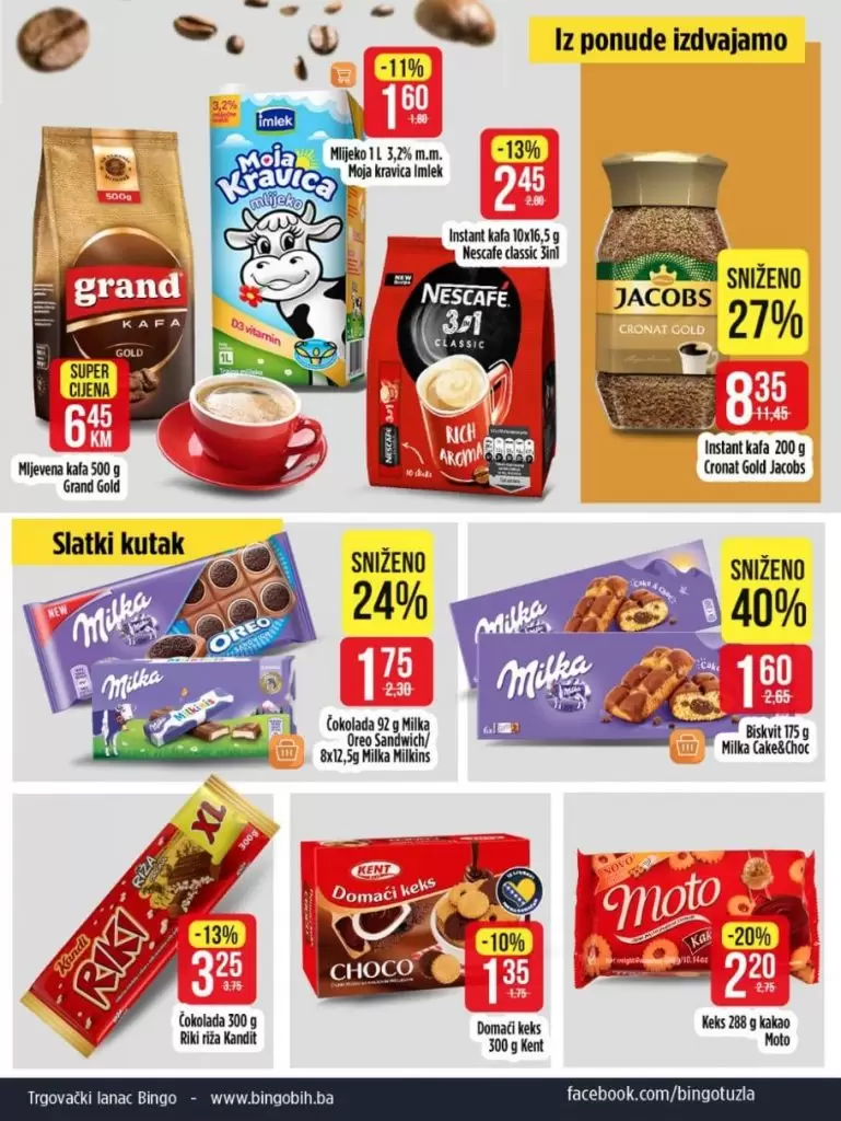 Bingo akcijski katalog. bingo snizenje, akcija, popust. SNIZENO, 