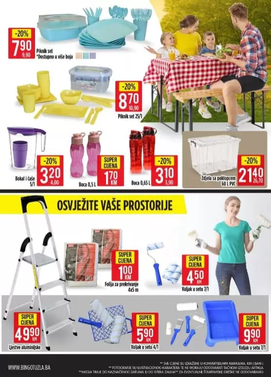 bingo akcijski katalog. snizenje. popust. akcija. snizeno. 