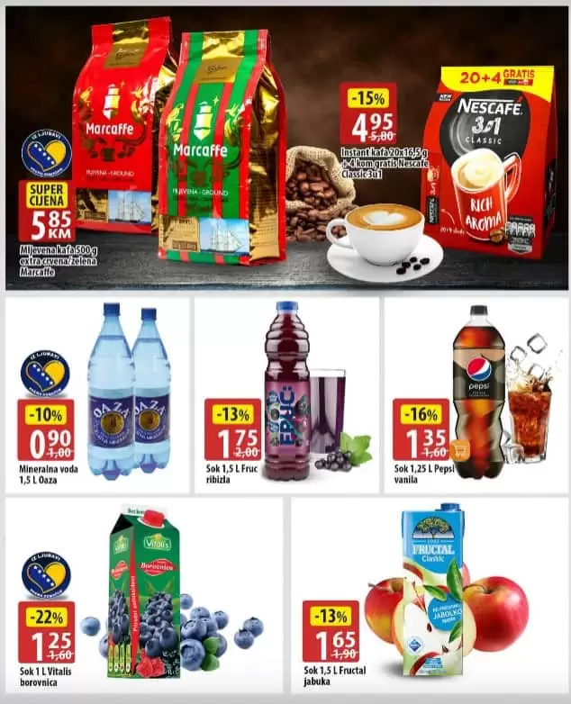 bingo akcijski katalog. vikend akcija. snizenje. popust. konzum. fis. snizeno. popusti. 