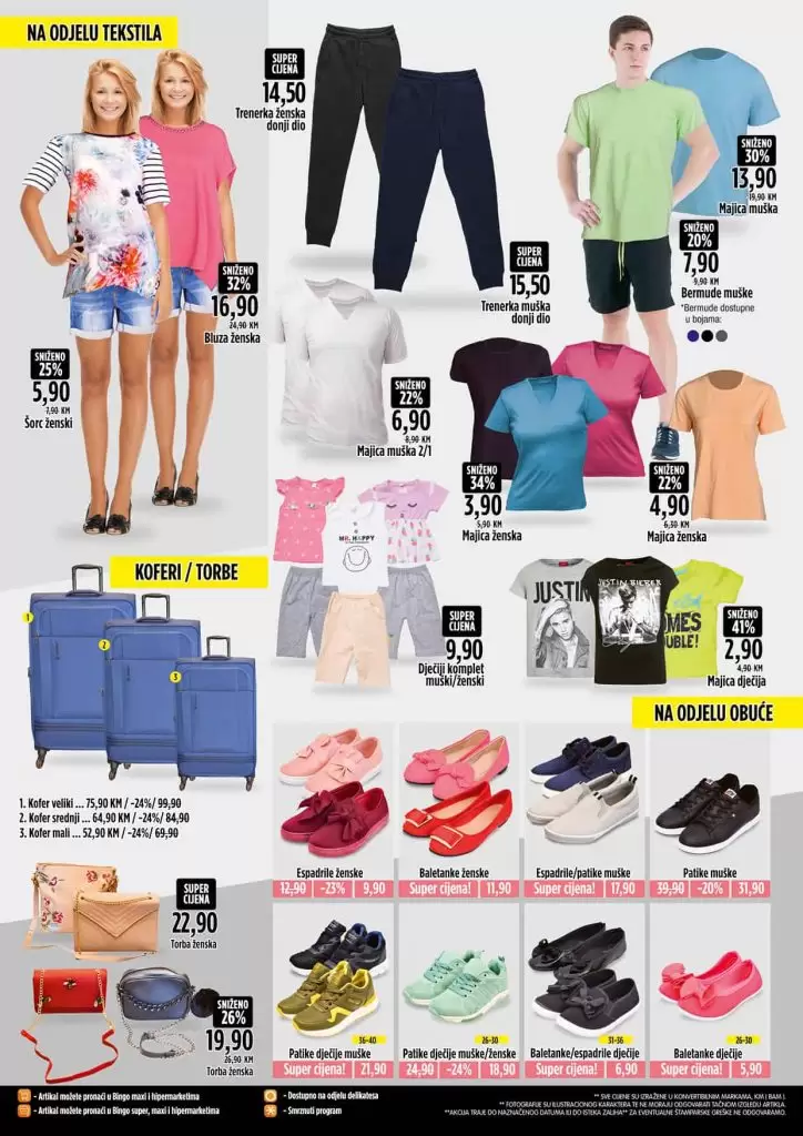 Bingo super akcija. bingo kljad dobrih cijena. snizeno. akcija. popust. 