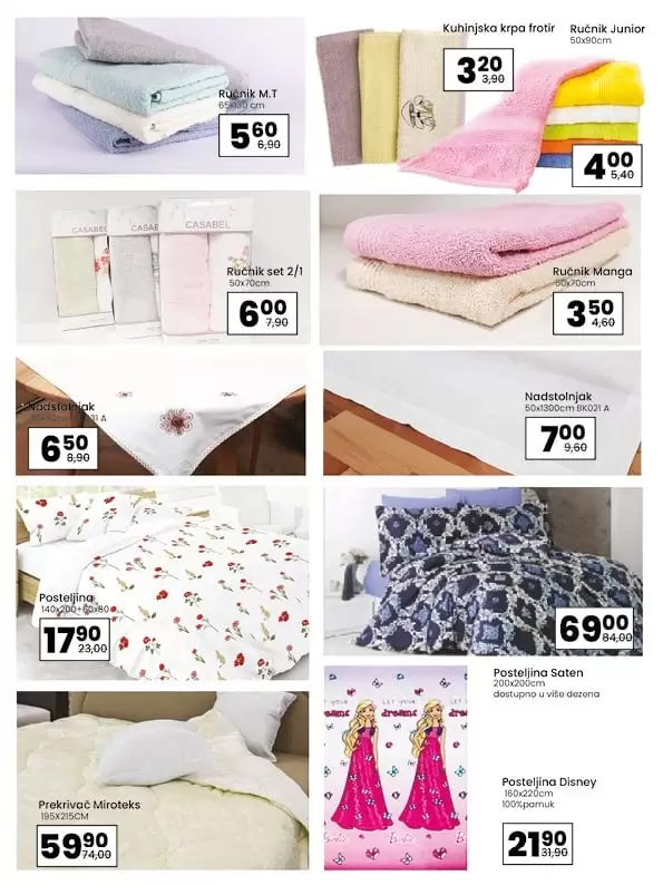 fis trzni centar fis namjestaj. snizenje. akcija popust.  posteljina. jastuk. jorgan