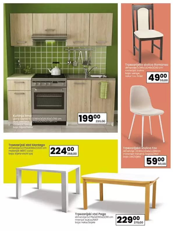 fis trzni centar fis namjestaj. snizenje. akcija popust.  stolica fis