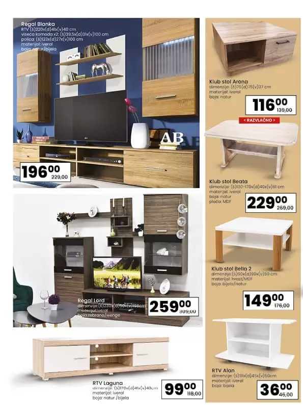 fis trzni centar fis namjestaj. snizenje. akcija popust.  stol fis. sto fis