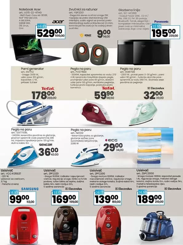 fis trzni centar fis namjestaj. snizenje. akcija popust pegla fis