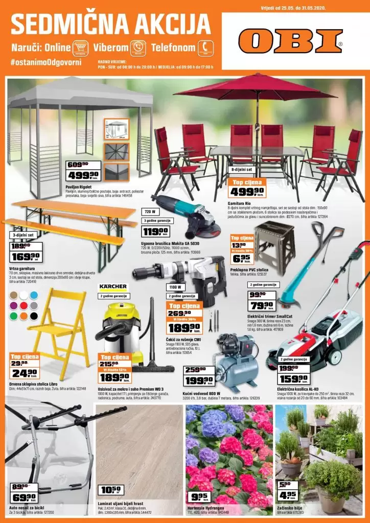 obi sarajevo. obi katalog. snizenje. akcija.