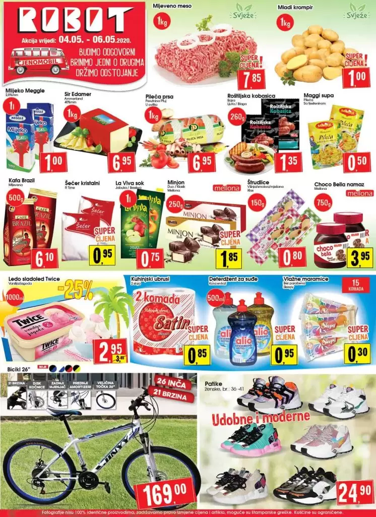 Robot akcijski katalog. robot katalog. kataloska akcija. snizenje. popust. 