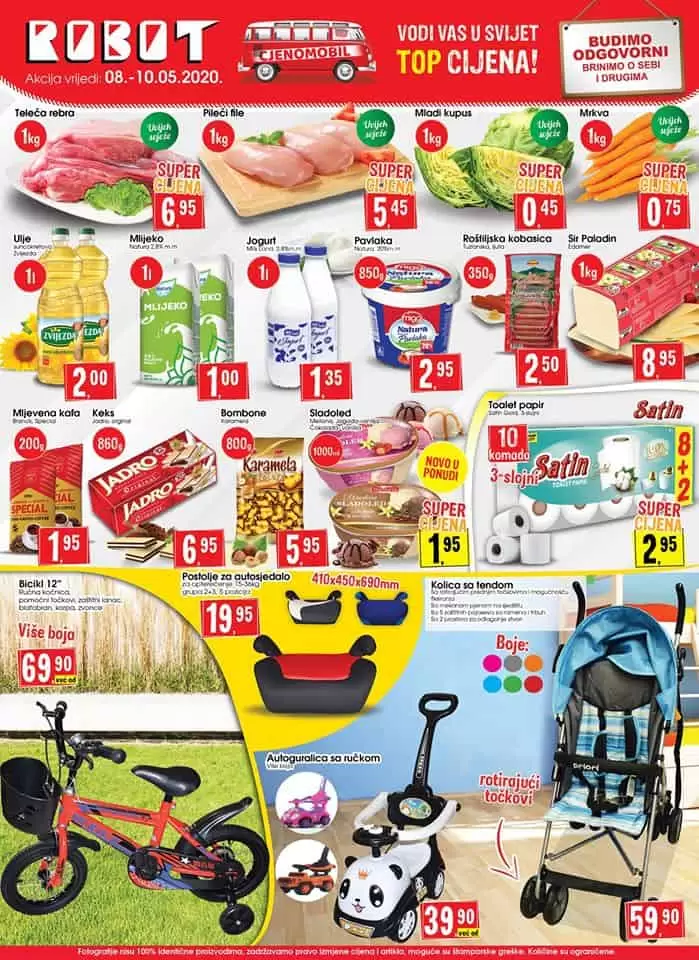 robot super akcija. snizenje. popust. katalog.