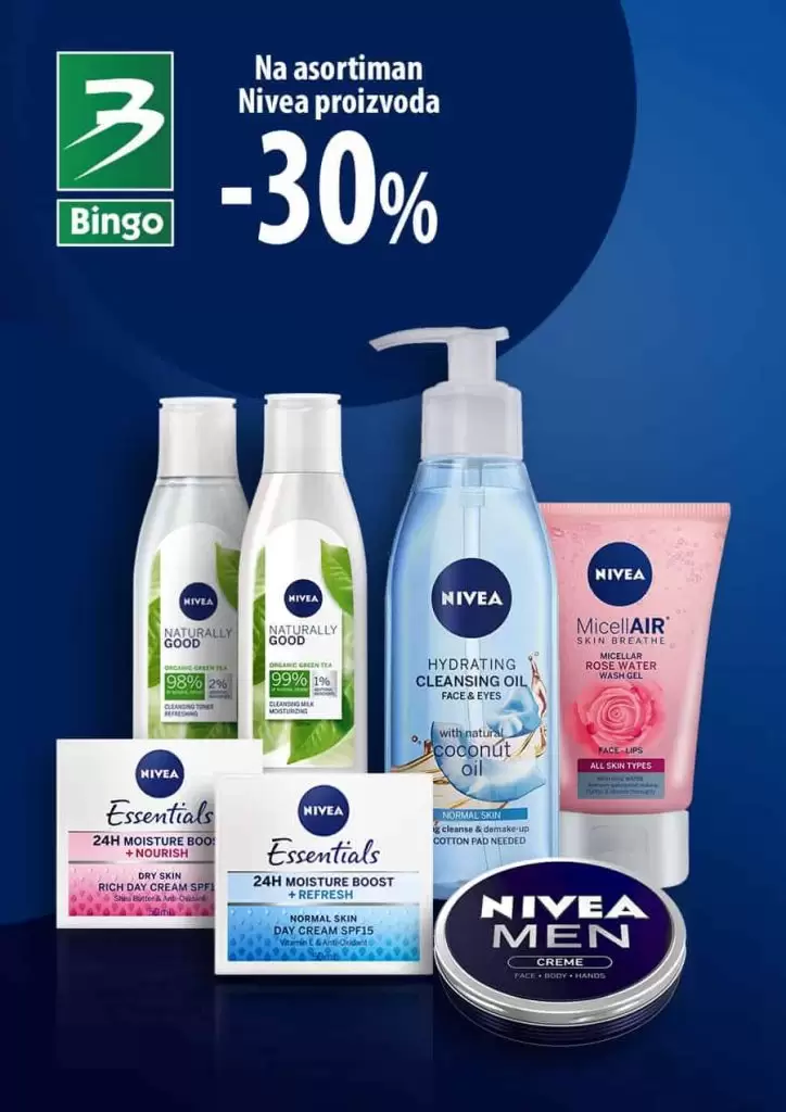 Nivea snizenje. bingo popust. katalog. akcija.