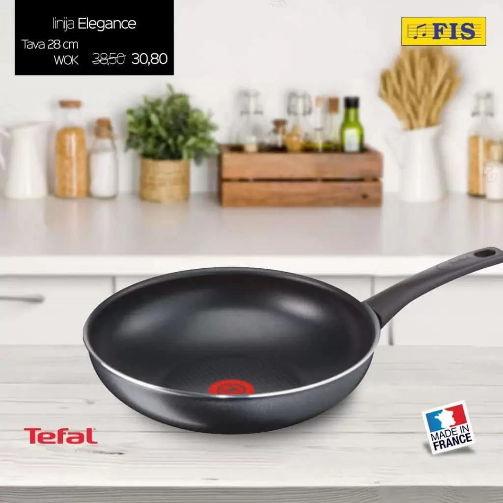 fis akcija. fis katvalog. tefal snizenje. tava, noz. 