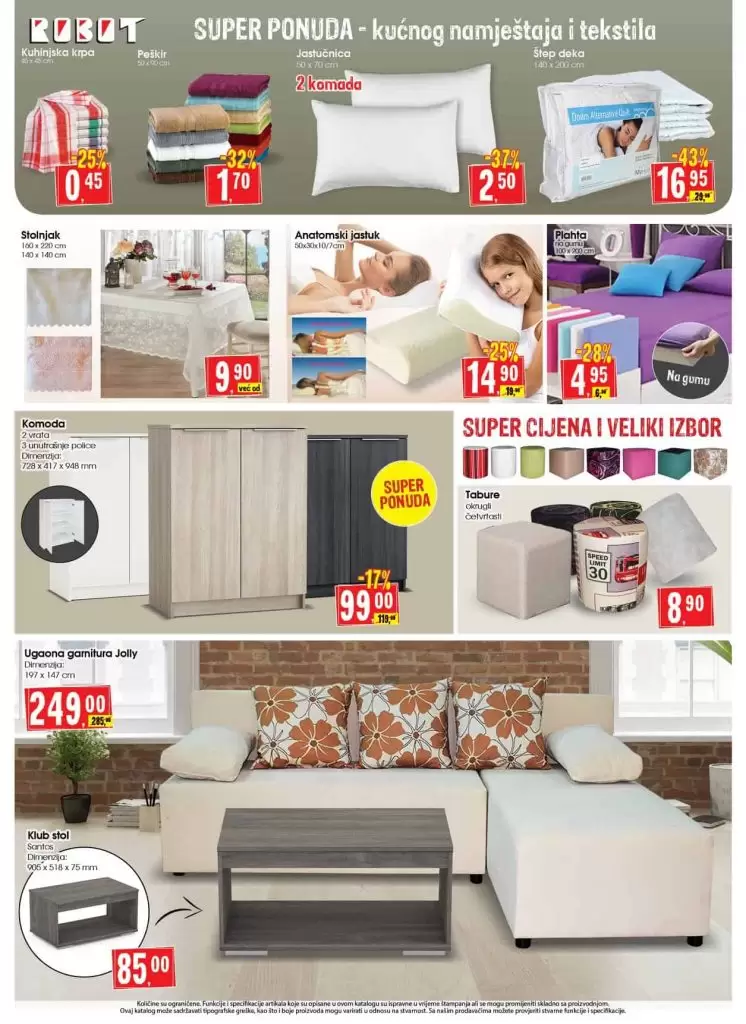Robot akcijski katalog. snizenje. akcija. popust. snizeno. 