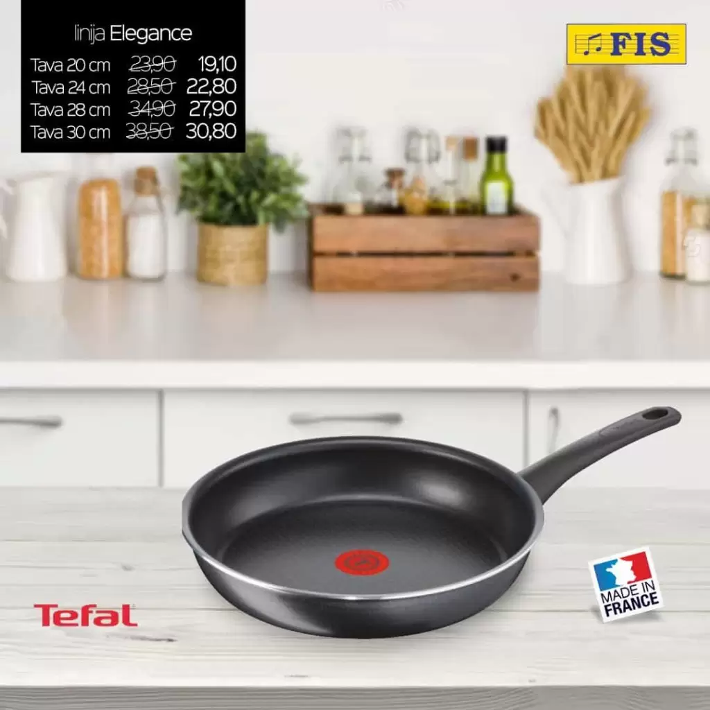 fis akcija. fis katvalog. tefal snizenje. tava, noz. 