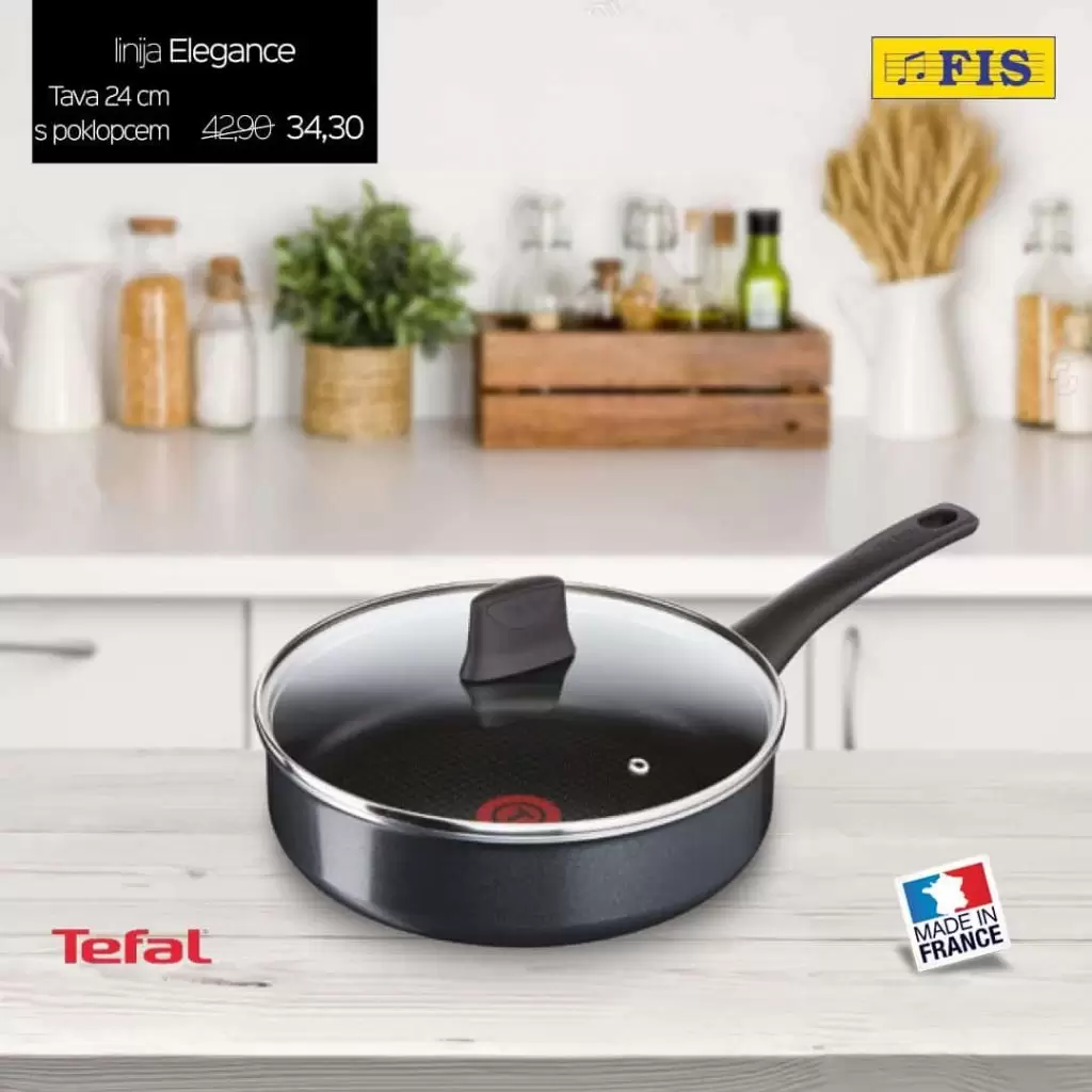 fis akcija. fis katvalog. tefal snizenje. tava, noz. 