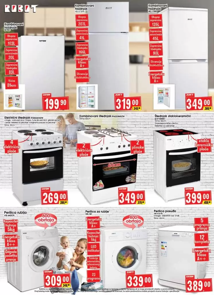 Robot akcijski katalog. snizenje. akcija. popust. snizeno. 