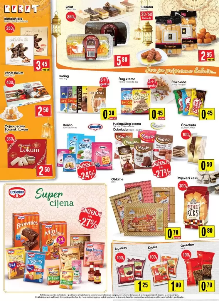 Robot akcijski katalog. snizenje. akcija. popust. snizeno. 