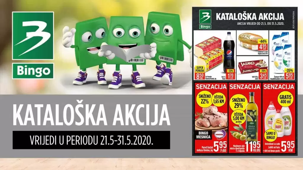 bingo snizenje. akcijski katalog bingo. snizeno. super akcija. popust